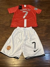 Manchester United Soccer Jersey Size Xs 4-5 Years for Kids Cr7 RONALDO