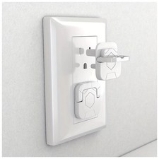 50-Pack Child Safety Outlet Covers - Baby Proofing Electric Plug Protectors