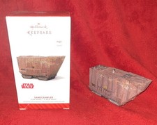 Hallmark Keepsake Star Wars Sandcrawler Brown Christmas Tree Ornament 2014