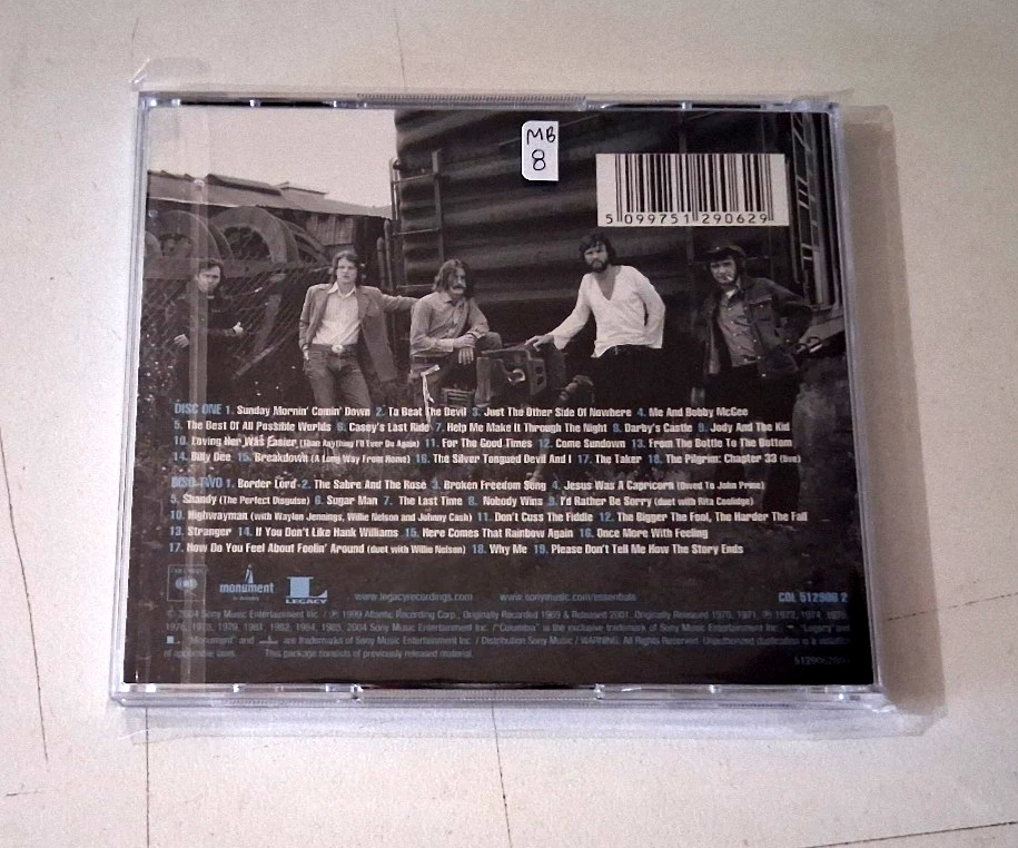 KRIS KRISTOFFERSON "THE ESSENTIAL" 2CD 37 TRACKS CD - Imagen 2 de 2
