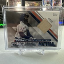 2024 Topps Series 1 Yordan Alvarez Major League Material #MLM-YA Bat Relic