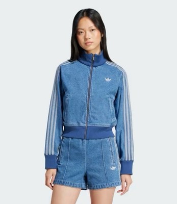 adidas DENIM TRACK TOP トラックジャケット ADIDAS Adicolor Denim Track Top JD2570 Indigo Denim Women J/L Size