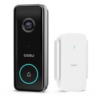 aosu 3K 5MP AI-Smart Video Doorbell Wi-Fi + HomeBase Chime – No Monthly Fee