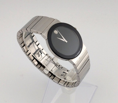 Movado Men's Mirror Stelo Sapphire Classic Museum Watch Model #99.C6.1881-Superb