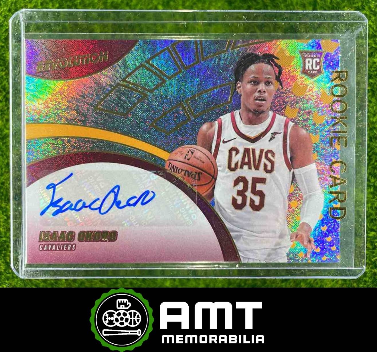 Isaac Okoro RC Auto 2020-21 Panini Revolution Rookie Cleveland Cavaliers #RA-IO