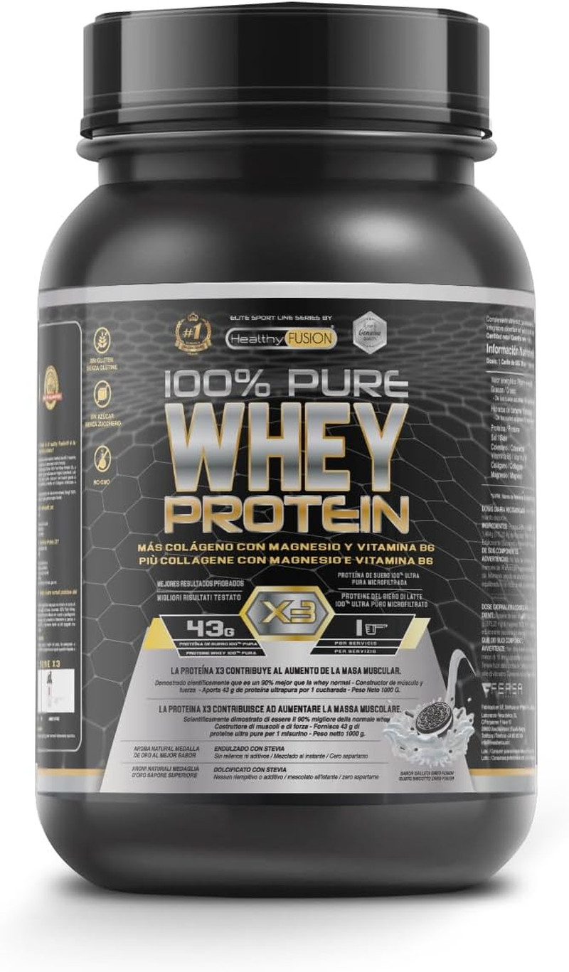 Whey Protein | Proteina Whey Pura Con Collagene E Magnesio | Migliora I Tuoi All