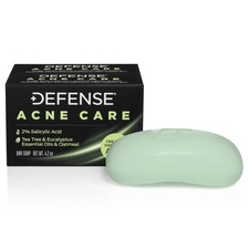 Defense Acne Care Bar Soap 4.2oz 2 Salicylic Acid Tea Tree Oil 2-Pack