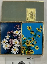 Congress 606 Playing Card Decks, Wild Flowers, Complete