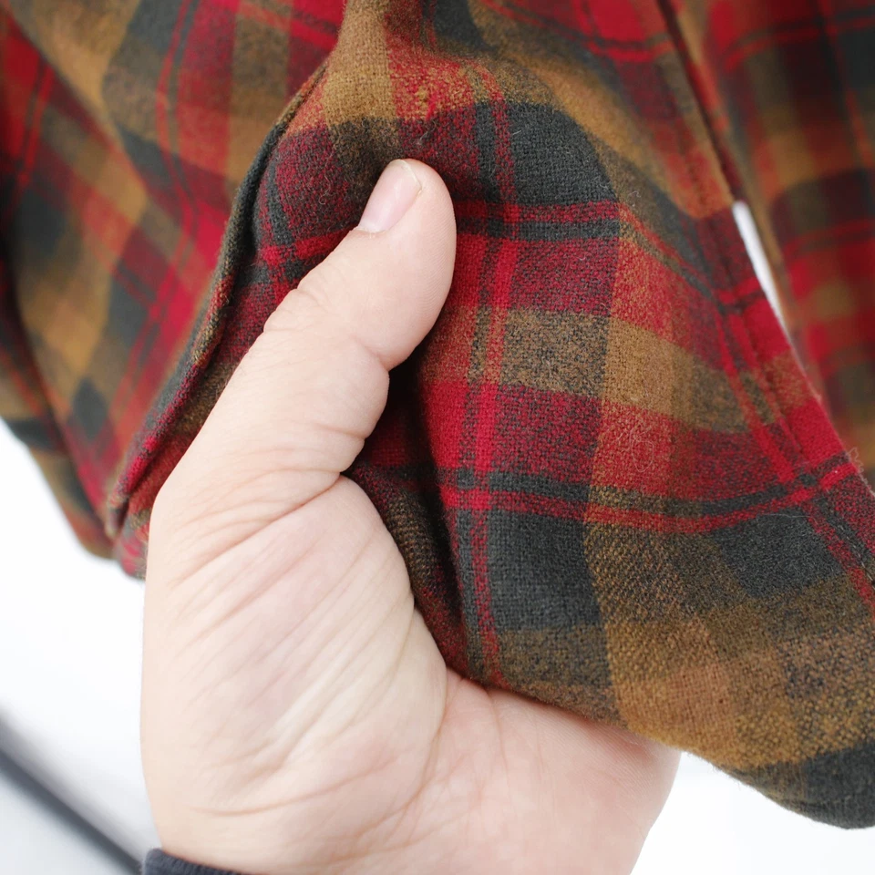 Casaco esportivo masculino vintage Pendleton grande xadrez de lã virgem pura não estruturado - Imagem 3 de 4