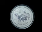 2015 $1 Australia Lunar Series Year of the Goat 1 oz .999 Silver Coin in Capsule