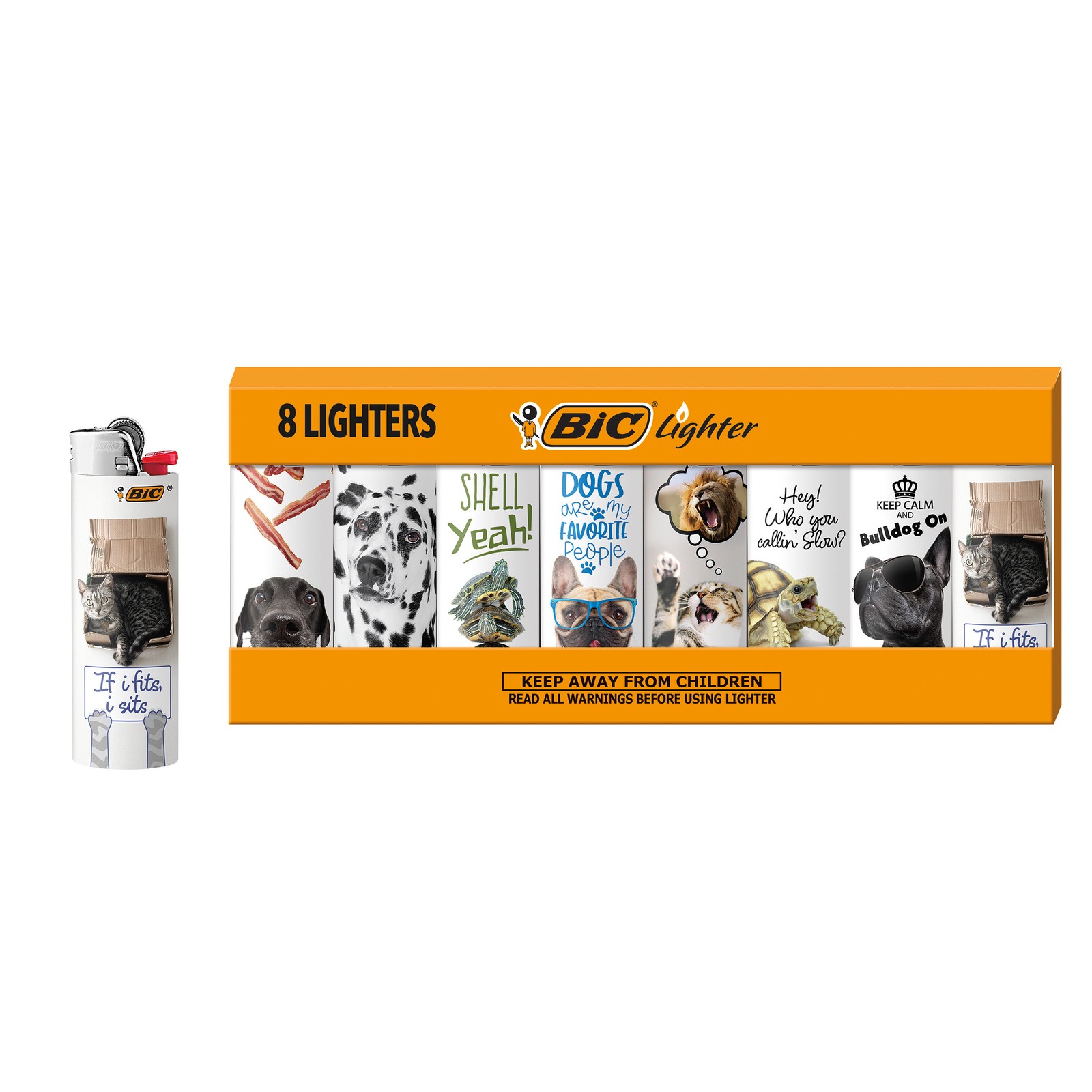 S, Set Of 8 Lighters