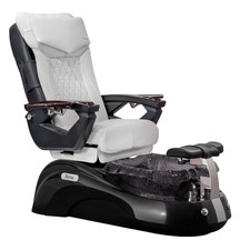 SIENA 18 LX Shiatsulogic Pedicure Chair Black/Black w/Discharge Pump, WH