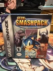 Sega Smashpack GBA Game Boy Advance Complete CIB