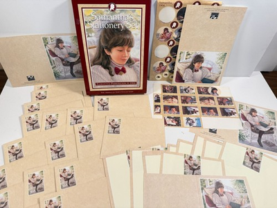 #ad Vintage American Girl Samantha#x27;s Stationary Set 1996 READ Missing Some Pieces $11.00