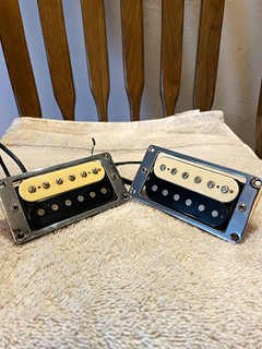 Tonerider Humbucker Pickup Set Neck/Bridge Passive Black/Cream AC 1B AC 1N
