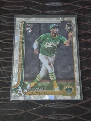 (FOIL) Denzel Clarke 2025 TOPPS UPDATE SERIES Baseball Card