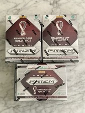 Lot of 3 - 2022 Panini Prizm FIFA World Cup Blaster Box Soccer Factory Sealed