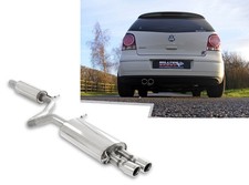 Milltek Edelstahl Sportauspuffanlage für VW Polo 9N 1.8l GTI 2x76mm geroll Milltek Edelstahl Sportauspuffanlage für VW Polo 9N 1.8l GTI 2x76mm geroll
