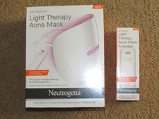 Red Light Therapy Acne Mask Chemical UV Free Treatment  2 Activaters NEW Sealed