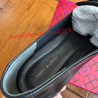 NIB Tory Burch 154099 Georgia Loafer Leather Flat Shoe Perfect