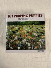 101 Pooping Puppies Puzzle 500 Piece Jigsaw Puzzle Brand New Sealed