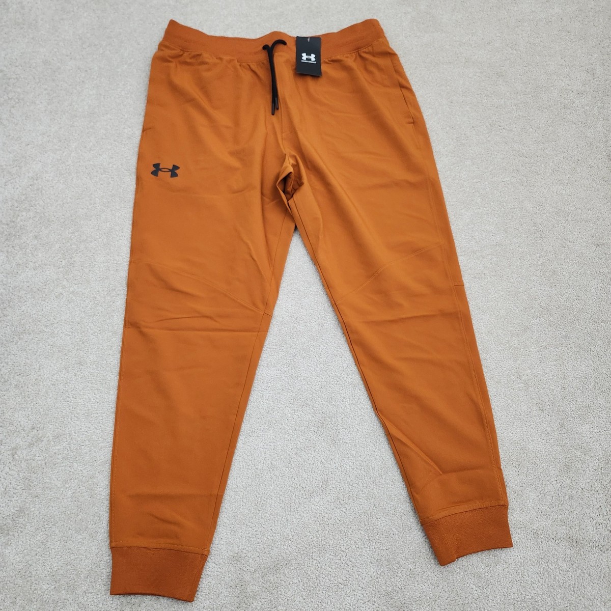 Under Armour Men XL UA Sportstyle Elite Jogger Orange 1374658 291