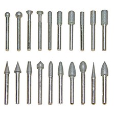 SERIE DA 20 FRESE DIAMANTATE GAMBO 6MM PER TRAPANO E SMERIGLIATRICE