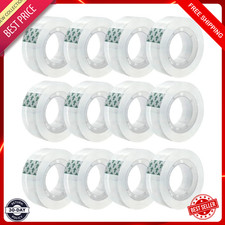 Clear Transparent Tape Rolls 3/4 x 1000 Dispenser Refill 12 Tape Rolls Scotch