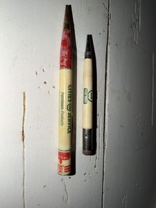 Vintage Two Cities Services Petroleum pencils & Scripto  Leads 12 Black Refills 