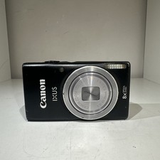 Canon IXUS 132 Digital Compact Camera Working w/ 8x Optical Zoom Lens UNTESTED