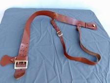 VINTAGE SERVICE GENUINE SHELL CORDOVAN MILITARY BELT SIZE 35