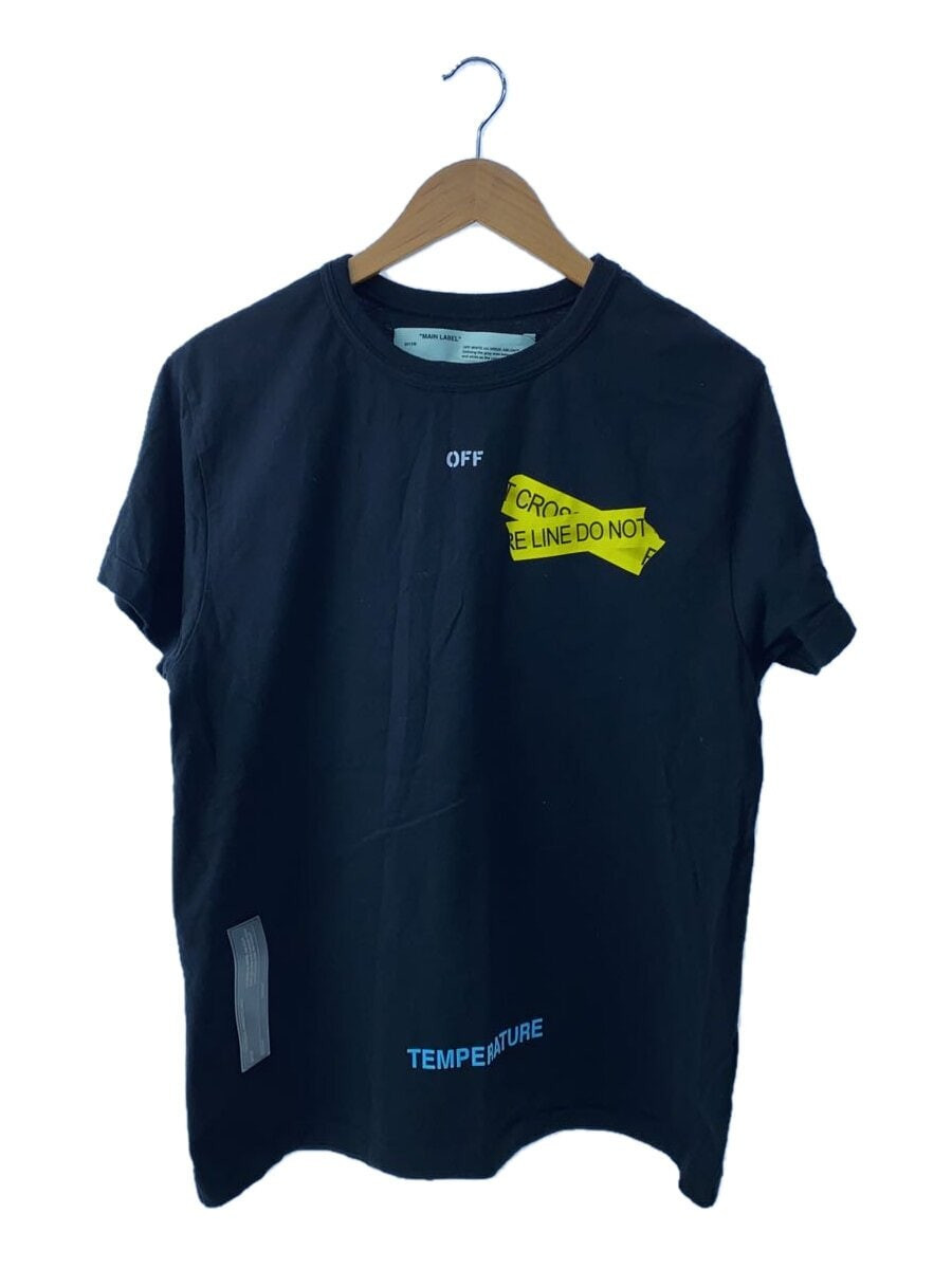 OFFWHITE FIRE TAPE TShirt black XS Used | eBay