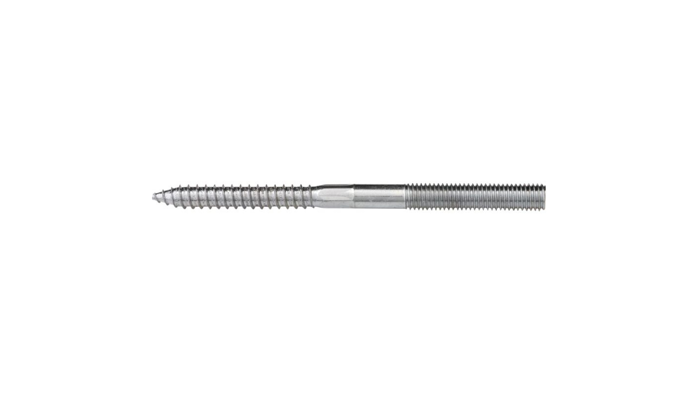 Double threaded screw EDR M10x120mm, zinc-plated/packaging. = 50pcs/ (910 /T2UK
