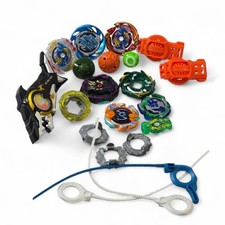 Beyblade Lot 6 Beyblades 2 Launchers 8 Spinners 2 Orbs and More Battle Tops