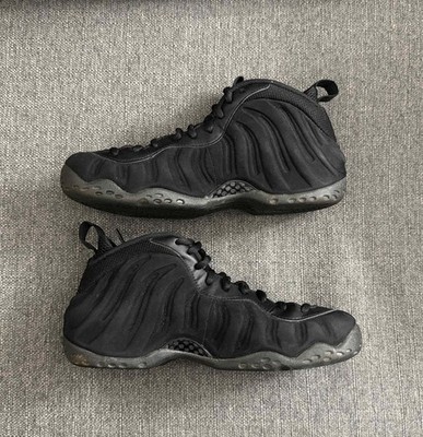 Size 10 - Nike Air Foamposite One Prm Triple Black | eBay
