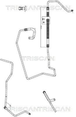 Tuyau hydraulique de direction assistée TRISCAN 8516 28003 compatible PEUGEOT 4012.H3