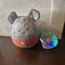Squishmallow Kellytoy Plush Disney 100 Anniversary Mickey Mouse 5" New with Tag