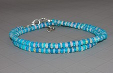 Rondelle Opal Necklace October Birthstone Ethiopian Fire Opal Beaded Necklace