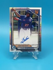2024 Bowman Chrome Prospect Autographs 1st Vladi Guerrero #CPA-VG Refractor /499