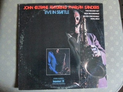 ''John Coltrane Live In Seattle'' with Pharoah Sanders - impulse! AS-9202-2 LP
