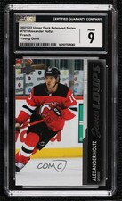 2021-22 Extended Series Young Guns French Alexander Holtz #701 CGC 9 Mint 0d5s