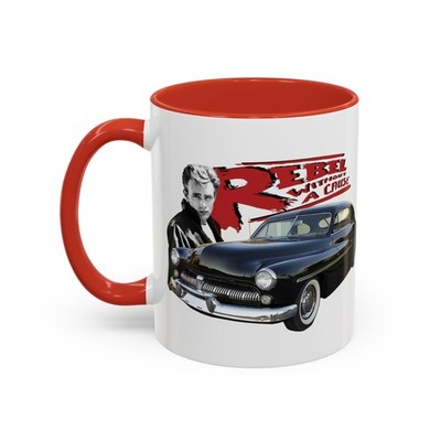 Accent Coffee Mug (11, 15oz), Rebel Without a Cause, James Dean 