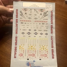 Superscale Decals 720438 1/72 Scale F-14A Tomcat VF-14, VF-102, VF-124