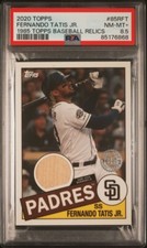2020 Topps 1985 Relics Bat Fernando Tatis Jr. Padres #85RFT PSA 8.5