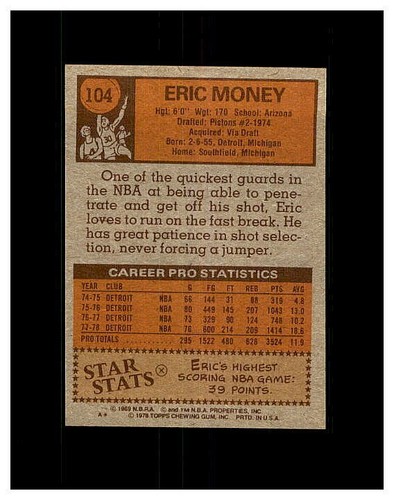 1978-79 TOPPS BASKETBALL CARDS YOU PICK COMPLETE SETS SEE ALL CARDS STARS LOT-2 - Picture 159 of 349