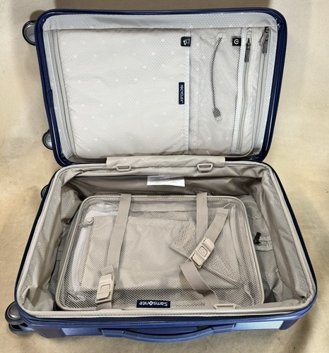 SAMSONITE Silhouette 17 Blue 21" Carry-on Expandable Hardside Spinner $580 - Picture 10 of 13