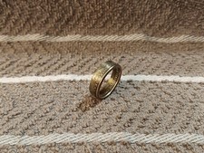 Nebraska Handcrafted Washington Quarters coin ring, size 8 2006