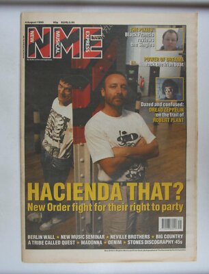 UK NME Magazine 4 August 1990 New Order Pixies Power Of Dreams Dread Zeppelin