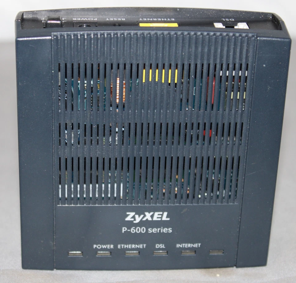 ZyXEL Ethernet Modem Model P-660R W/ Power cord and cable - Image 3 of 3