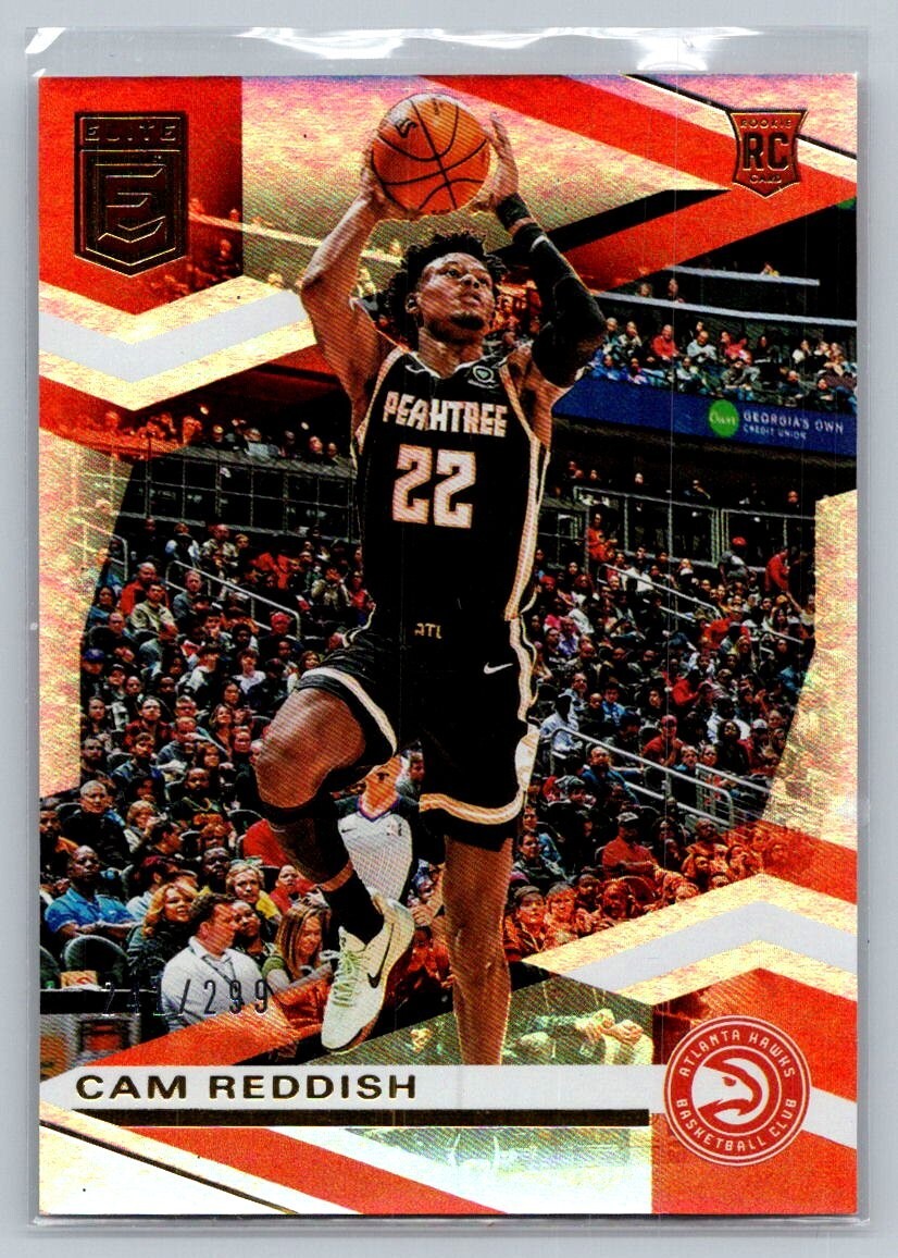 2019-20 Elite #150 Cam Reddish Rookie Card /299  Hawks
